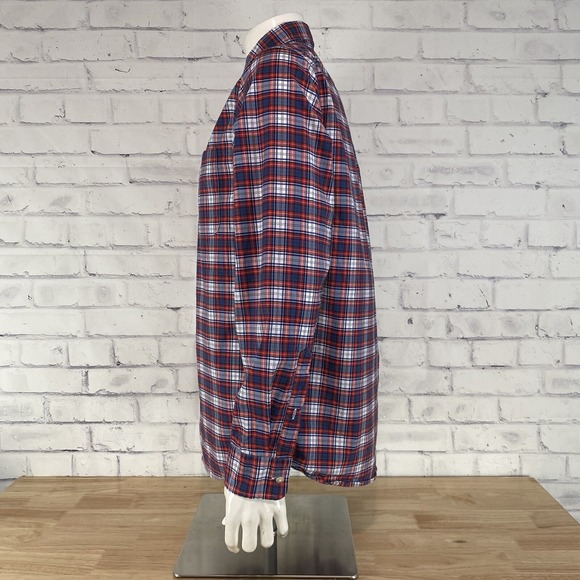 Vineyard Vines Shirt Men's Size Medium On The Go Performance Brr Button Up Plaid - Picture 5 of 12